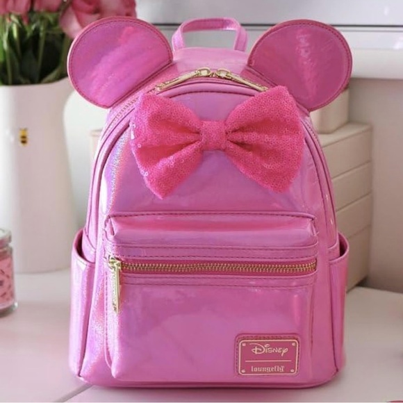 Loungefly Disney Minnie Mouse Glitter Sparkle - Picture 3 of 3